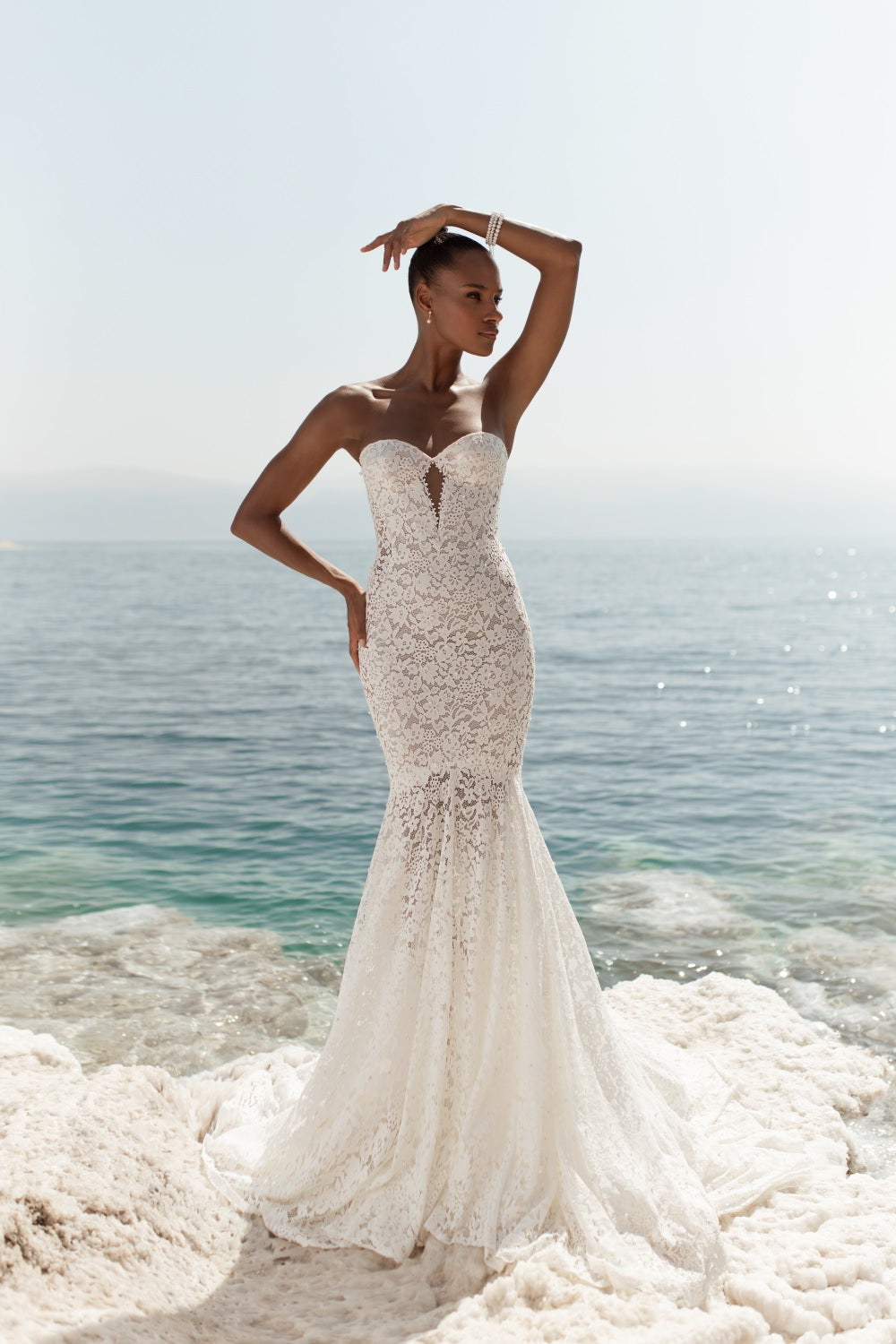 Maddison #2552 with Bolero – Julie Vino Romanzo Wedding Dress