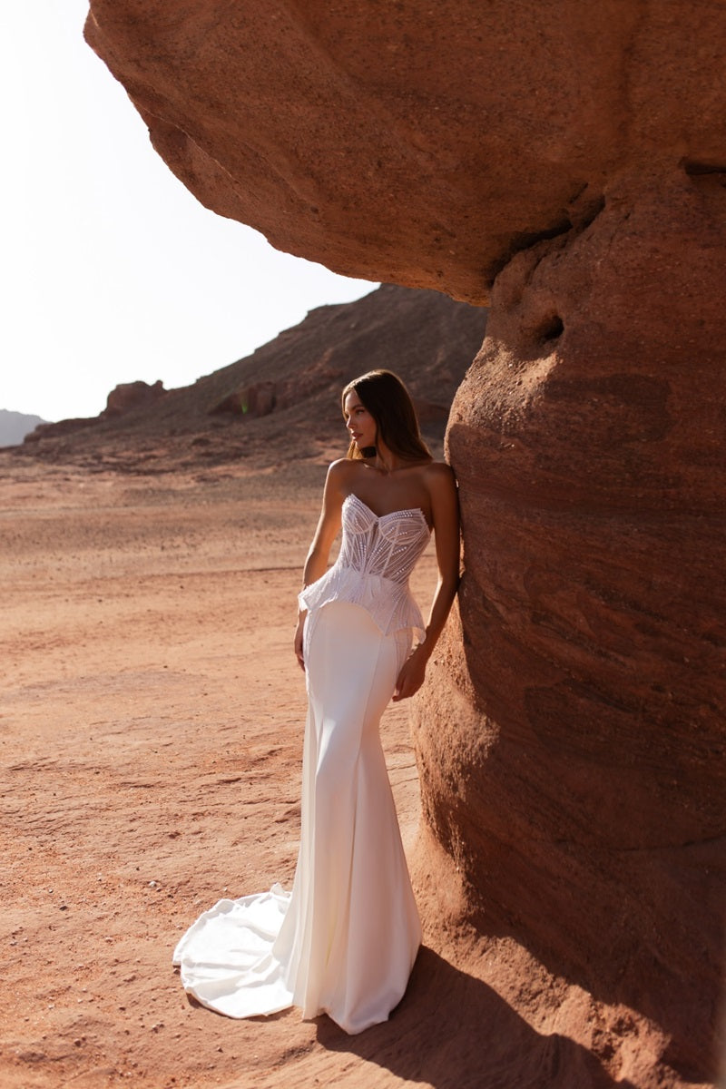Francesca Style #2605C – Julie Vino Wedding Dress with Cape